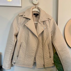Forever 21 Beige Leather Jacket